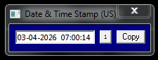 Date & Time Stamp (US version)